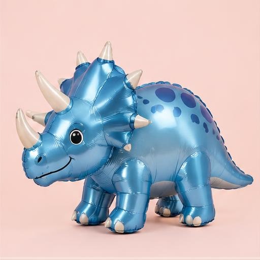 Blue Triceratops Supershape Foil Balloon