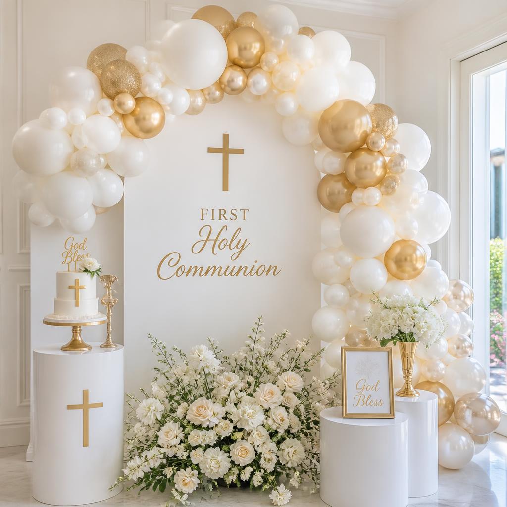Communion balloon display