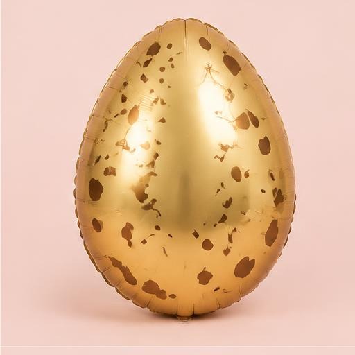 Golden Dinosaur Egg Foil Balloon