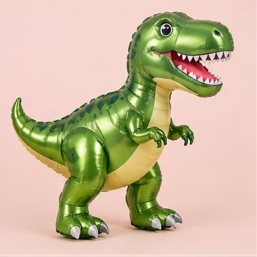 Green T-Rex Supershape Foil Balloon