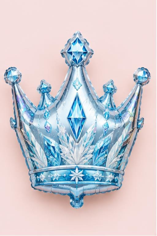 Ice Princess Crown Supershape Balloon