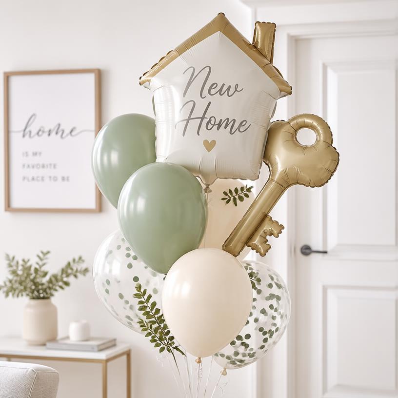New Home balloon display