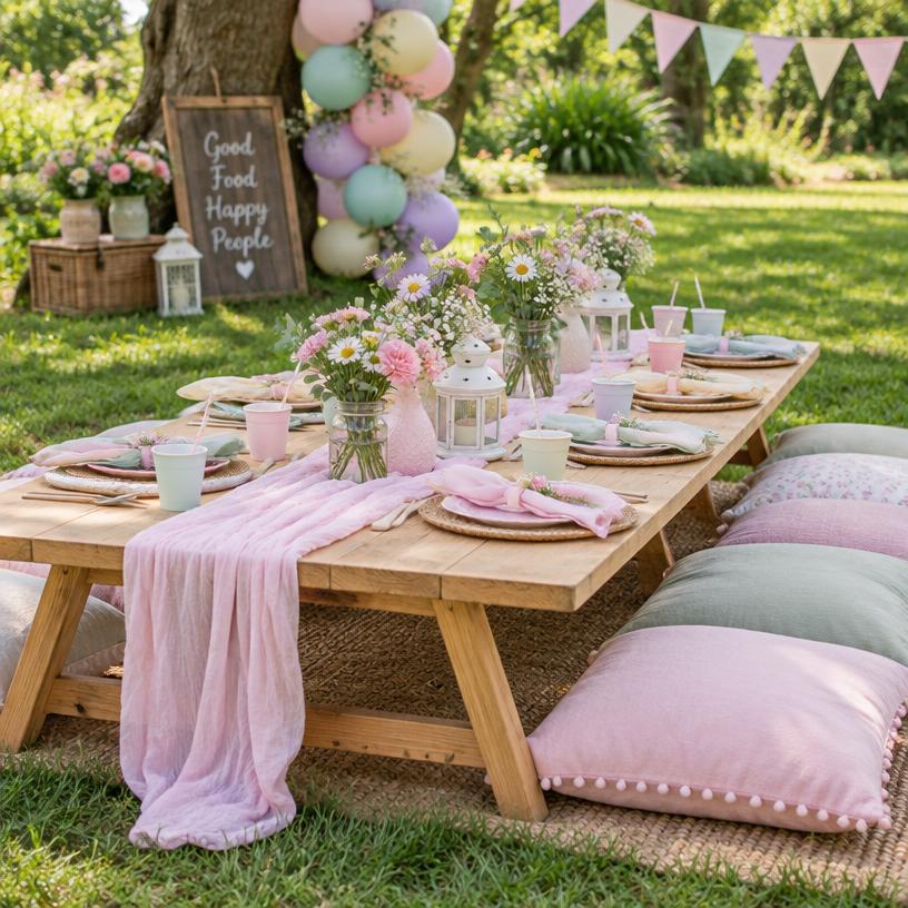 Picnic tables