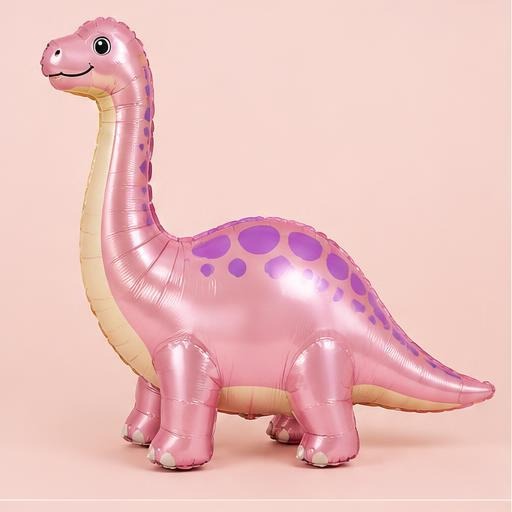 Pink Diplodocus Supershape Foil Balloon