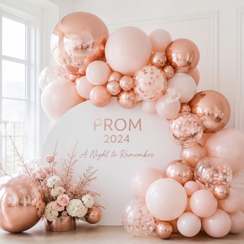 Prom balloon display