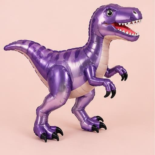 Purple Raptor Supershape Foil Balloon