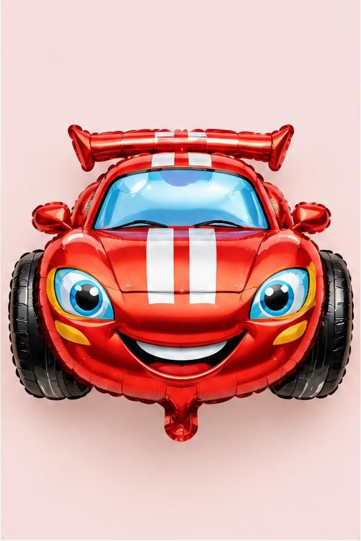 Cheerful Racing Car Supershape Balloon