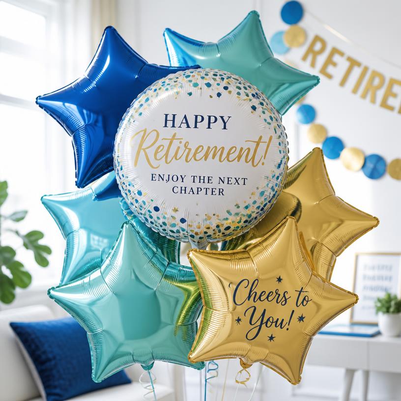 Retirement balloon display