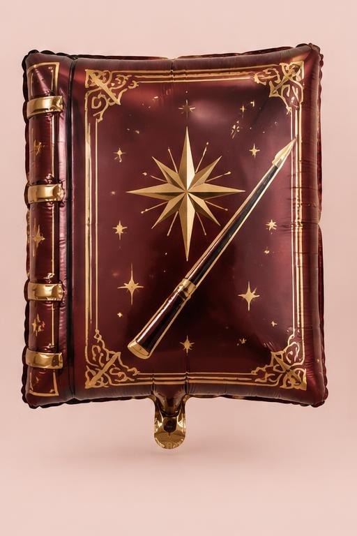 Spellbook & Wand Supershape Balloon