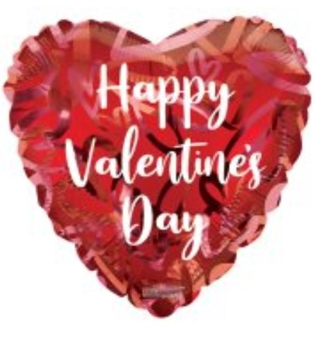 Hearts Eco Valentine Foil Balloon (18 Inch)