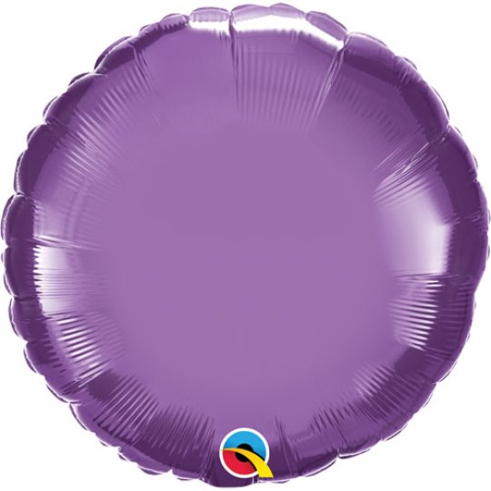 Purple Round Foil Balloon 18″