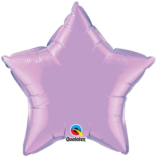 Pearl Lavender Star Foil Balloon 20″