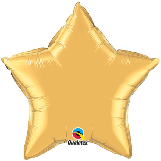 Metallic Gold Star Foil Balloon 20″