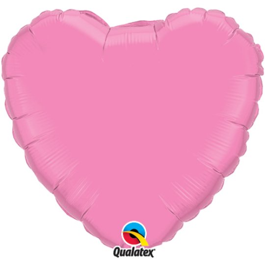Rose Pink Heart Foil Balloon 18″