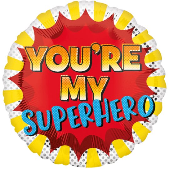 18 Inch You’re My Superhero Foil Balloon (1)