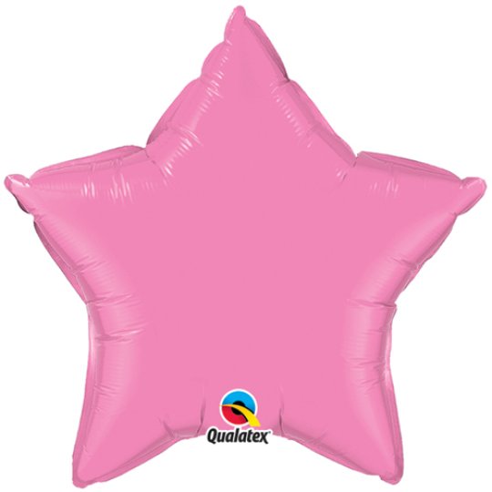 Rose Pink Star Foil Balloon 20″