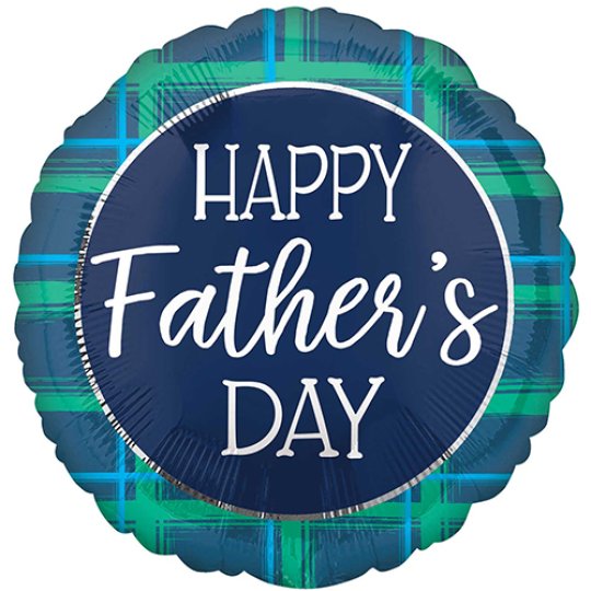 18 Inch Father’s Day Checks Foil Balloon (1)