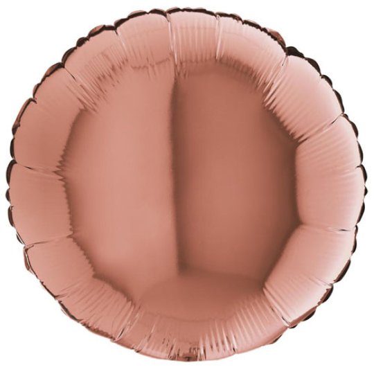 Rose Gold Round Foil Balloon 18″