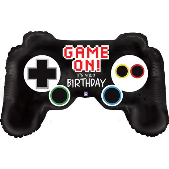 36 Inch Game Controller Birthday Foil Balloon (1)