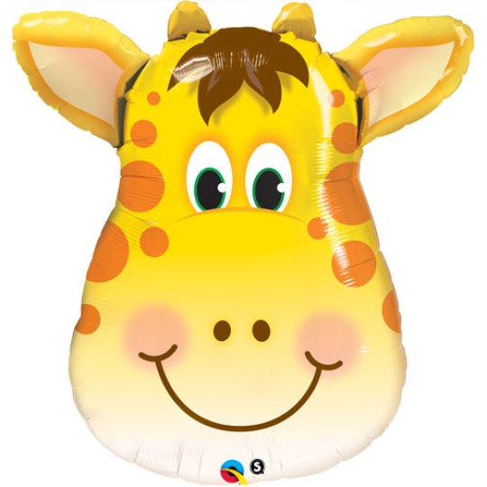 32 Inch Jolly Giraffe Foil Balloon (1)