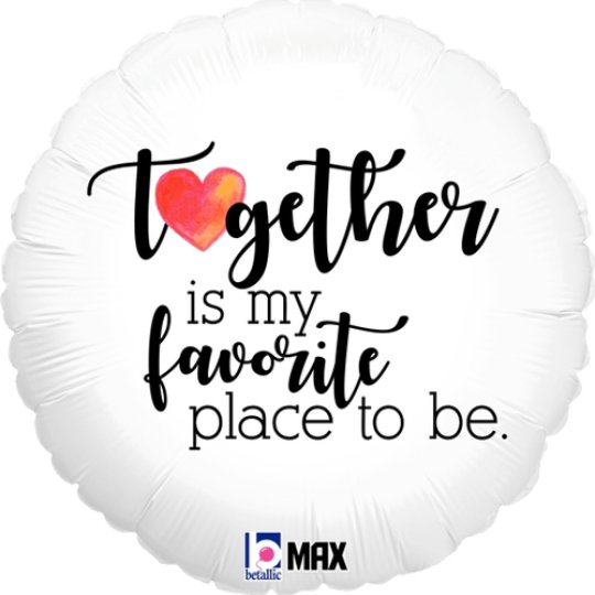18 Inch Betallic Together Foil Balloon (1)