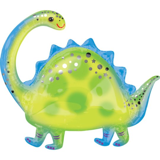 32 Inch Brontosaurus Supershape Foil Balloon (1)