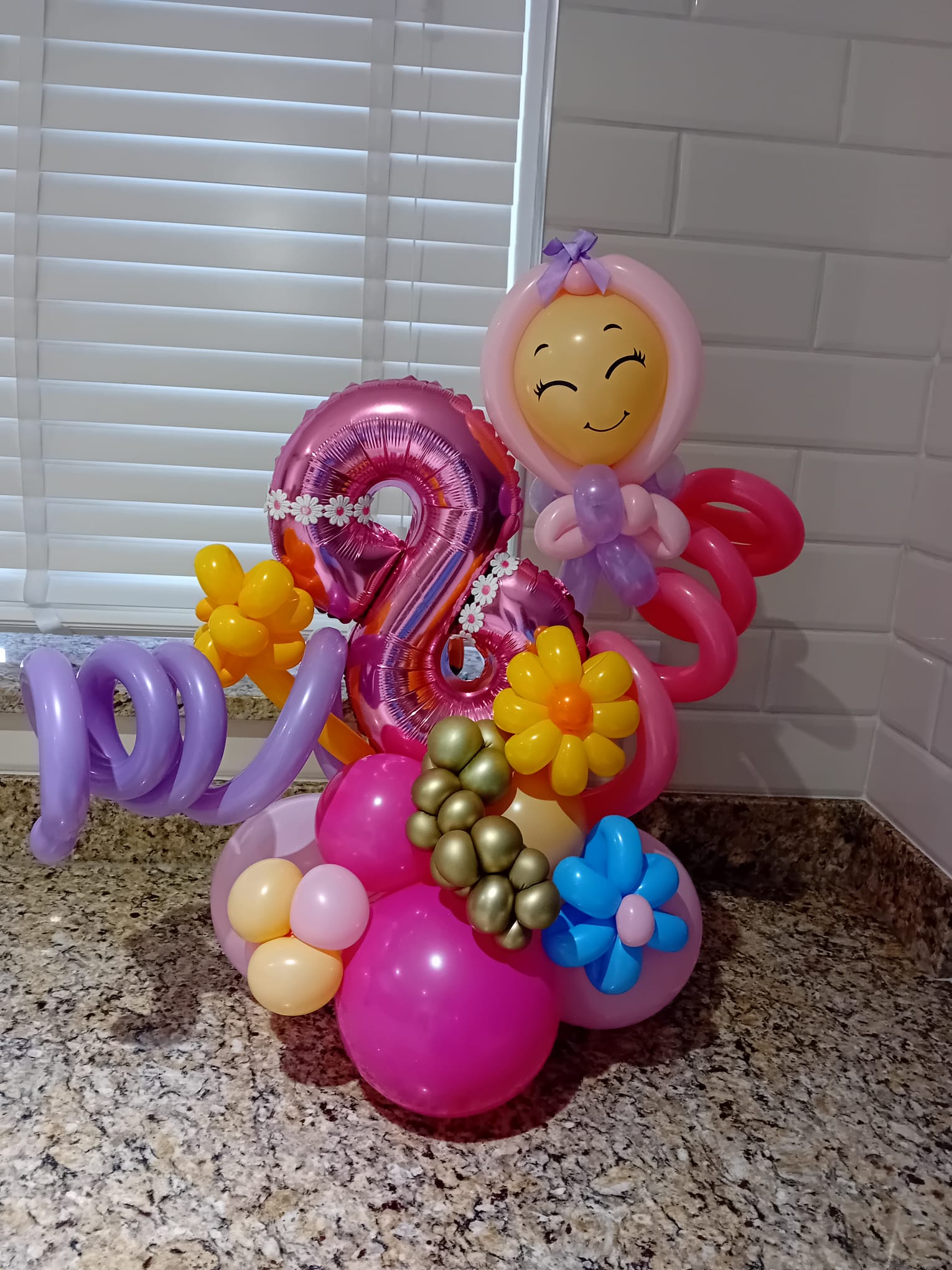 Balloon installation by Balloons by Bee, Andover — photo 52