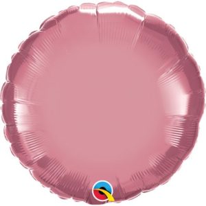 PINK ROUND FOIL BALLOON 18"