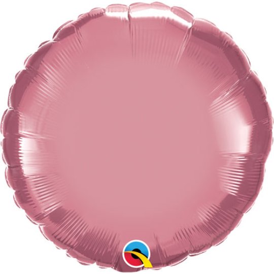 PINK ROUND FOIL BALLOON 18"