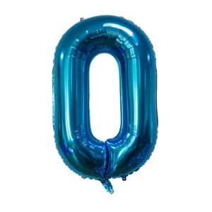 BLUE NUMBERS 0-9 BALLOONS (34 INCH )