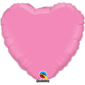 PINK HEART FOIL BALLOON 18"