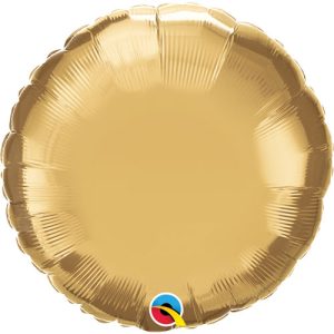 GOLD ROUND FOIL BALLOON 18"