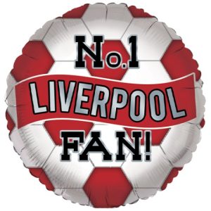 18 INCH NO.1 FOOTBALL FAN LIVERPOOL FOIL BALLOON (1)