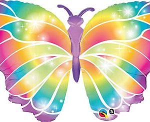 Giant Luminous Butterfly Foil Balloon - 44
